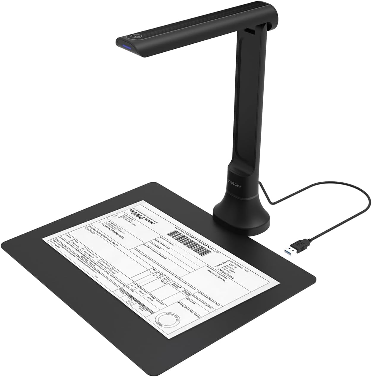 Document Scanner Portable - VIISAN DB8401 16MP 문서 카메라(사무실 및