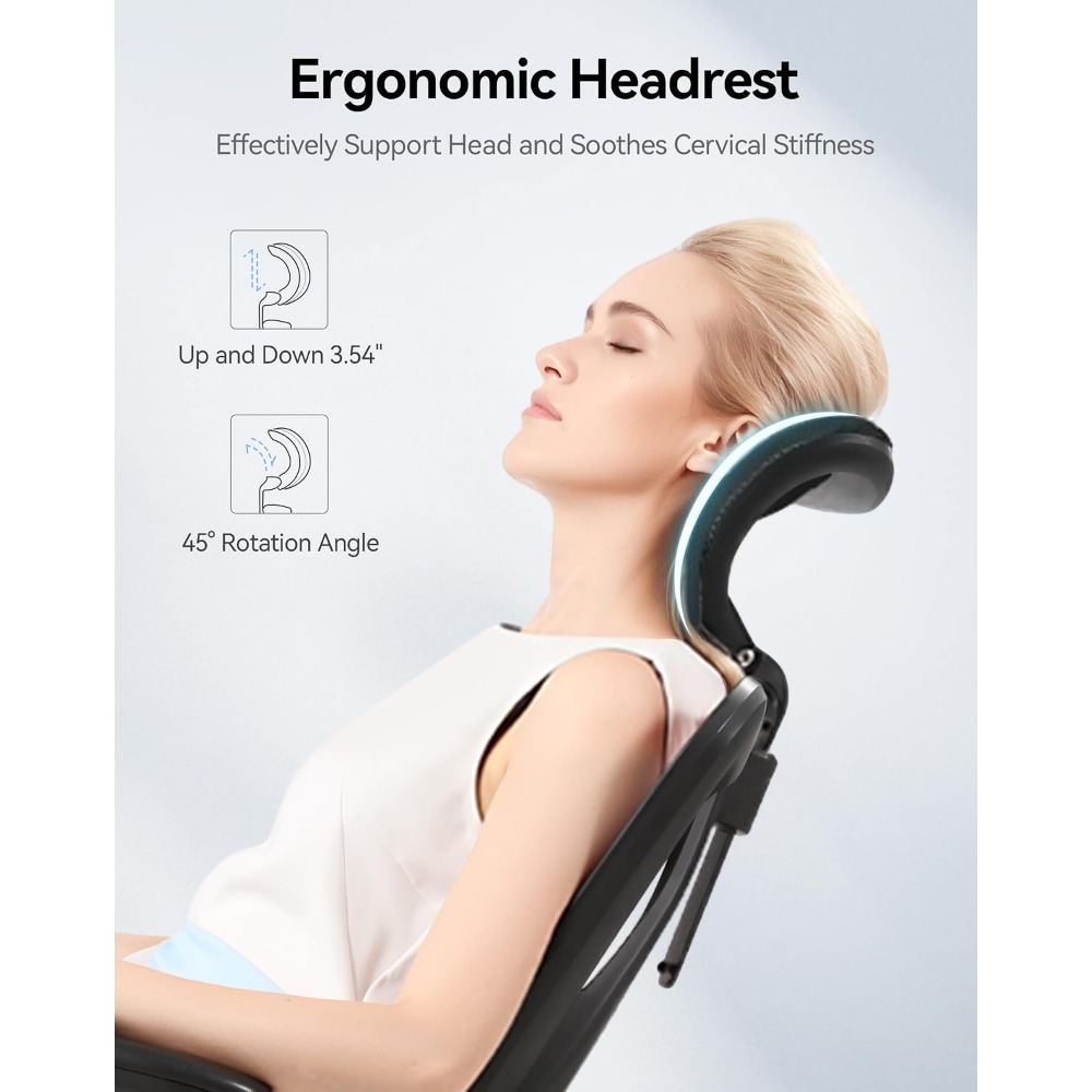 인체공학적 메쉬 데스크 의자, 조절 가능한 요추 지지대 - Ergonomic Office Chair 리뷰 및 가격