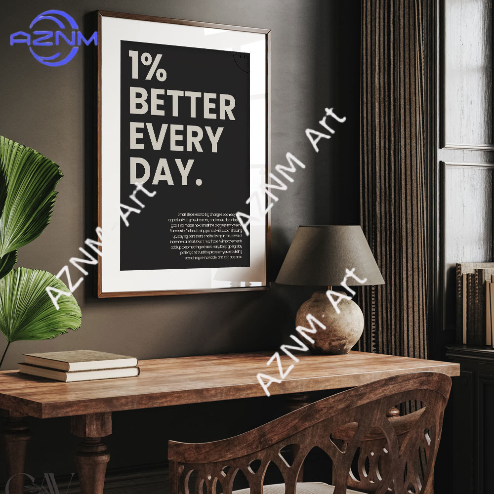 미니멀리스트 동기 부여 명언 영감을 주는 훈련 예술 포 - Home Office Room Inspiration 리뷰 및 가격