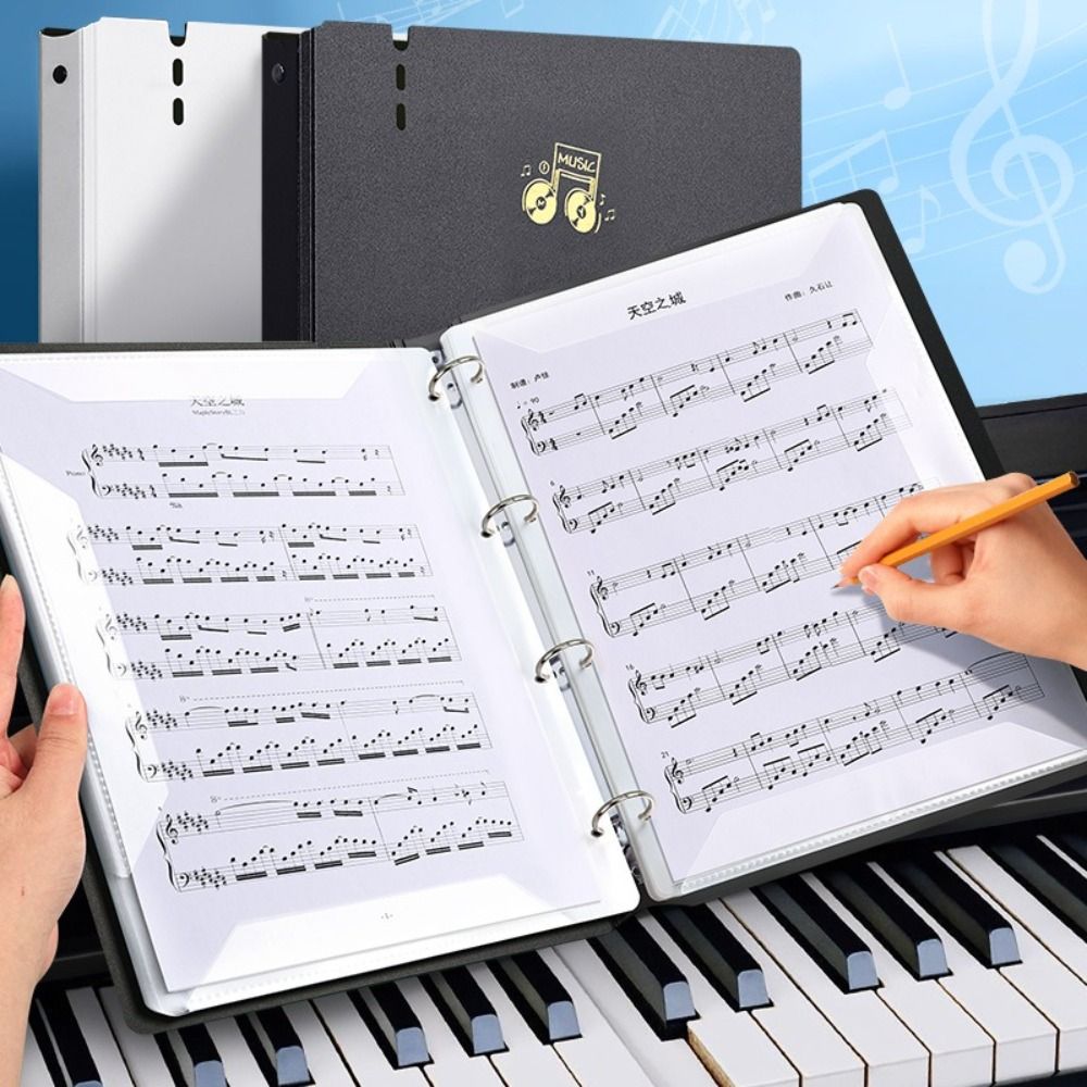 창의적인 플라스틱 악보 폴더 A4 유연한 피아노 악보  - Document Scanner Portable 리뷰 및 가격