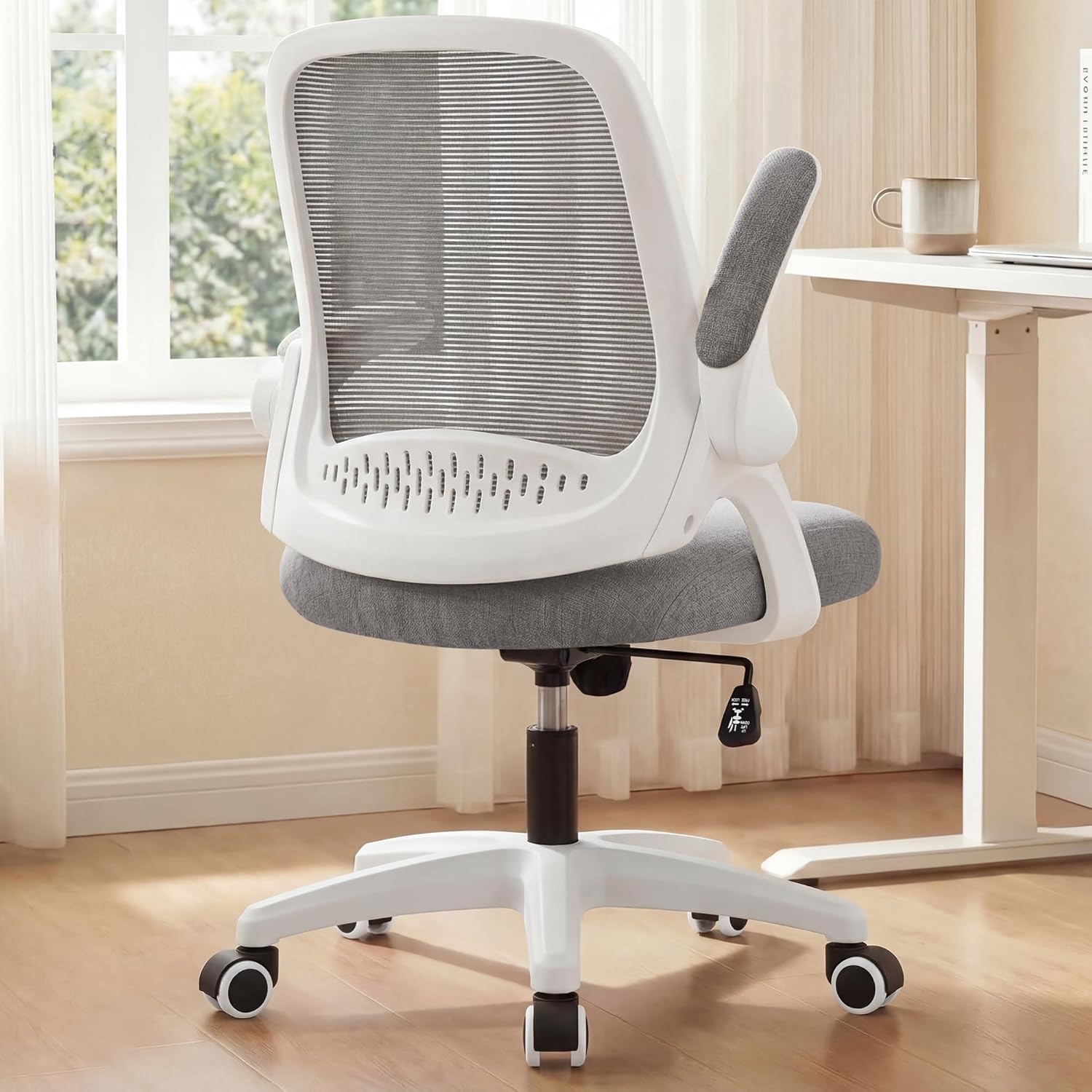인체공학적 메쉬 사무용 의자, 요추 지지대, 높이 조절 - Ergonomic Office Chair 리뷰 및 가격