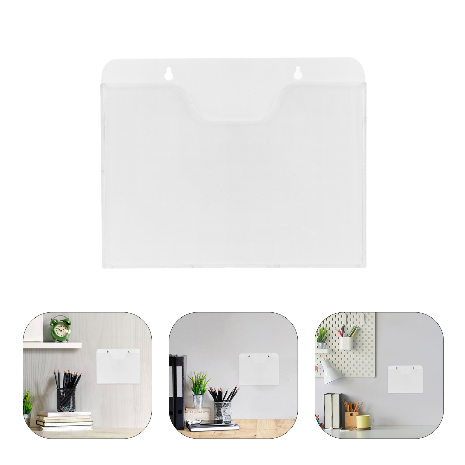 투명 아크릴 소재의 벽걸이형 브로셔 정리대 2개 세트, - Document Holder Stand 리뷰 및 가격